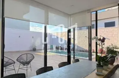 Sobrado em indaiatuba, condomínio maria josé com 3 suítes - 392,00 m²