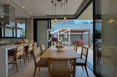 Casa térrea em indaiatuba, condomínio maria josé com 3 suítes - 392,00 m²