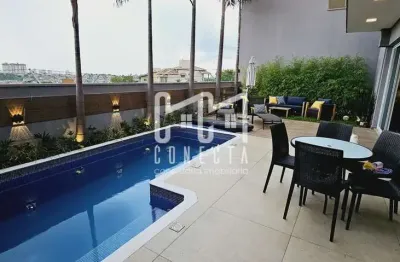 Casa sobrado em indaiatuba, condomínio green park com 3 suites  - 310 m²