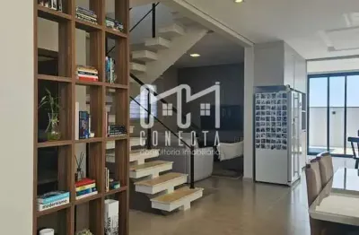 Casa sobrado em indaiatuba, condomínio green park com 3 suites  - 227 m²