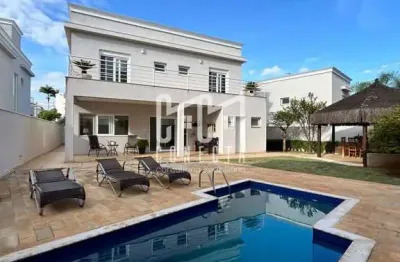 Casa em indaiatuba, panorama residence com 4 quartos - 446 m²