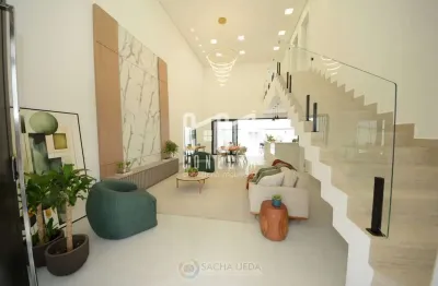 Sobrado em indaiatuba, condomínio london park com 3 suítes - 305 m²