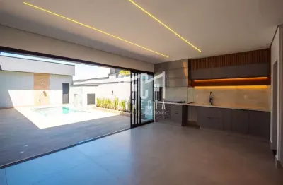 Casa térrea em indaiatuba, residencial evidências com 3 suítes - 198m²