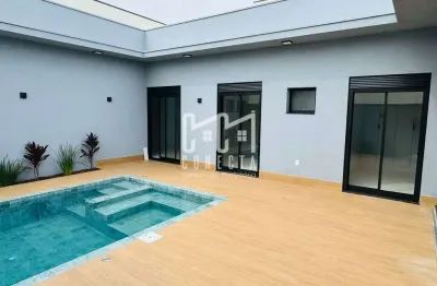 Casa térrea em indaiatuba, condomínio maria josé com 3 suítes - 192,00 m²