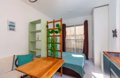 Apartamento com 1 dormitório para alugar, 19 m² por r$ 1.450,00 + taxas/mês - portão - curitiba/pr