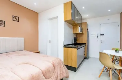 Studio mobiliado e decorado à venda, 22 m² por r$ 348.500 - centro - curitiba/pr