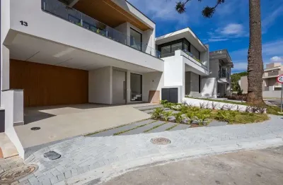 Casa nova alto padrão com 3 suítes à venda, 261 m² por r$ 2.637.900 - santa felicidade - curitiba/pr