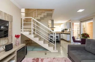 Sobrado 100% mobiliado com 3 dormitórios à venda, 148 m² por r$ 777.900 - boa vista - curitiba/pr