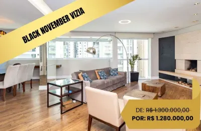 Apartamento com 3 dormitórios à venda, 128 m² por r$ 1.280.000,00 - cabral - curitiba/pr