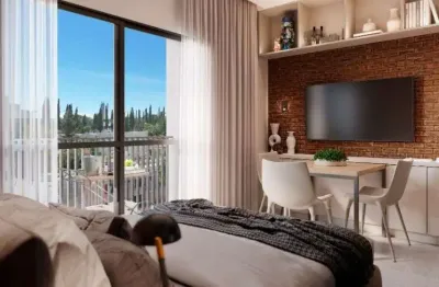 Apartamento com 1 dormitório à venda, 34 m² por r$ 495.000,00 - alto da glória - curitiba/pr
