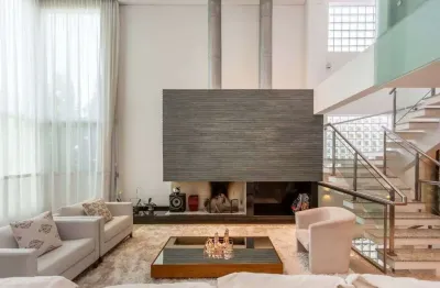 Casa com 5 dormitórios à venda, 476 m² por r$ 4.000.000,00 - campo comprido - curitiba/pr