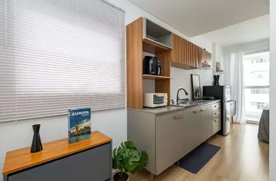 Apartamento com 1 dormitório à venda, 27 m² por r$ 445.000,00 - centro - curitiba/pr