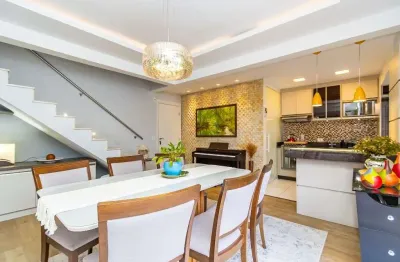 Cobertura semi mobiliada com 3 dormitórios à venda, 136 m² por r$ 1.330.000 - bacacheri - curitiba/pr