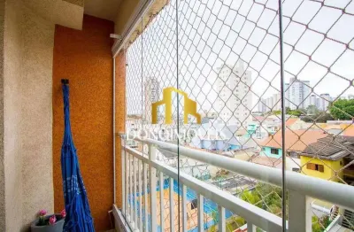 Apartamento 2 quartos (1 suíte) na vila américa, santo andré – 50 m²