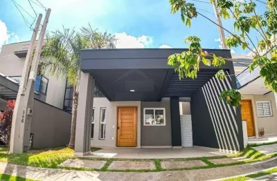 Casa à venda três dormitórios em condominio , jardim park real, indaiatuba, sp