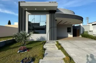 Linda e moderna casa à venda, com três suítes e piscina lazer completo condomínio  maria dulce, ind