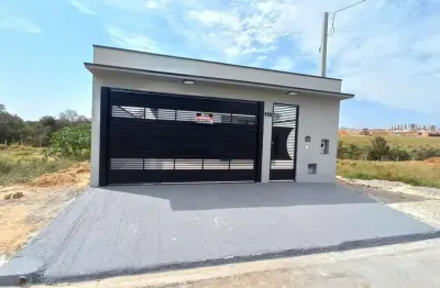 Casa à venda nova com dois dormitórios, arquitetura moderna com excelente acabamento , vila dos can