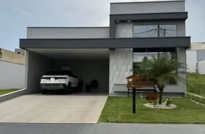 Linda e moderna Casa com piscina e três suíte em condomínio à venda, Jardim Piemonte, Indaiatuba, S