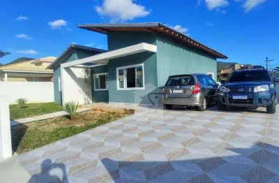 Casa com 3 dormitórios à venda, 128 m² por r$ 690.000,00 - flamengo - maricá/rj