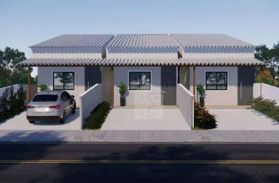 Casa com 2 dormitórios à venda, 80 m² por r$ 350.000,00 - guaratiba - maricá/rj