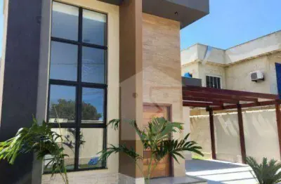 Casa com 3 dormitórios à venda, 131 m² por r$ 795.000 - jardim atlântico leste (itaipuaçu) - maricá/rj