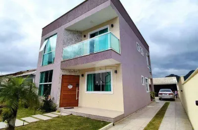 Casa com 4 dormitórios à venda, 225 m² por r$ 830.000 - inoã - maricá/rj