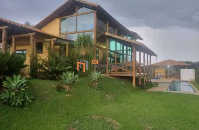 Maravilhosa casa estilo colonial no condomínio tiradentes - brumadinho