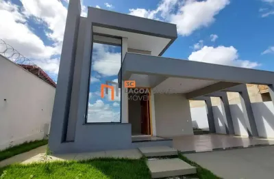 Casa moderna de 03 quartos no bairro vila dos ipês - lagoa santa