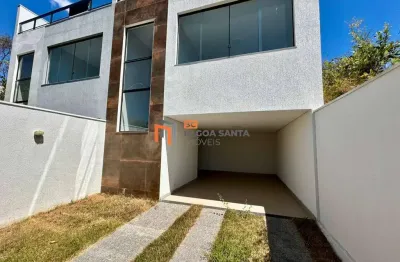 Casa com 03 quartos e  terraço no bairro portal do sol - lagoa santa