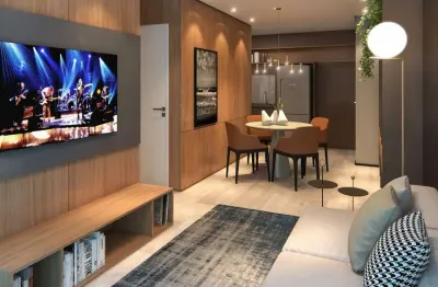 Apartamento à venda no santo amaro com 64m, 2 dormitórios, 1 suíte e 1 vaga