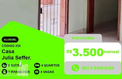 Casa com 4 quartos para alugar no Águas Lindas, Ananindeua 