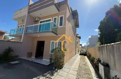 Excelente casa com 2 suítes e terraço à venda, 145 m² por r$ 330.000 - enseada das gaivotas - rio das ostras/rj