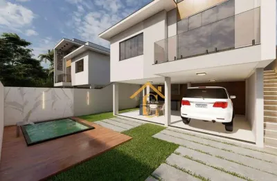 Casa com 3 dormitórios à venda, 120 m² por r$ 515.000,00 - colinas - rio das ostras/rj