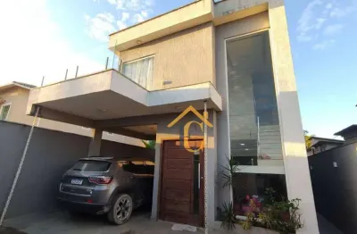 Casa com 4 dormitórios à venda, 160 m² por r$ 550.000 - verdes mares - rio das ostras/rj