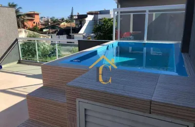 Casa com 3 dormitórios à venda, 96 m² por r$ 650.000,00 - recreio - rio das ostras/rj