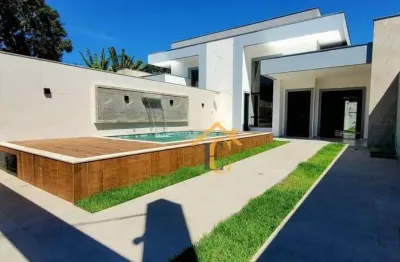 Casa com 3 dormitórios à venda, 105 m² por r$ 550.000,00 - extensão serramar - rio das ostras/rj