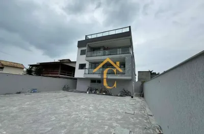 Apartamento garden com 3 dormitórios à venda, 75 m² por r$ 440.000,00 - costazul - rio das ostras/rj