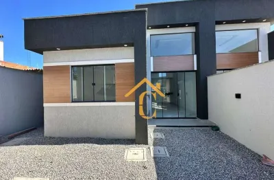 Excelente casa linear com 2 quartos, sendo 1 suíte à venda, 51 m² por r$ 358.000 - village rio das ostras - rio das ostras/rj