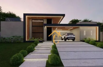 Belíssimo lançamento de casa linear com 3 suítes, área gourmet, piscina e terraço à venda, 201 m² por r$ 1.300.000 - viverde - rio das ostras/rj