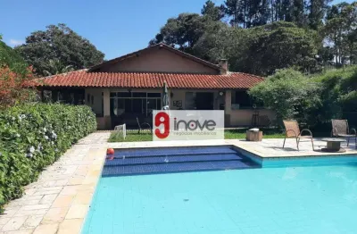 Sítio com 6 dormitórios à venda, 15000 m² por r$ 1.380.000,00 - cachoeira - atibaia/sp