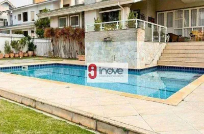 Casa com 4 dormitórios à venda, 429 m² por r$ 3.800.000,00 - condomínio flamboyant - atibaia/sp