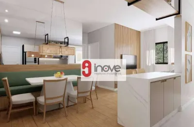 Apartamento com 2 dormitórios à venda, 53 m² por r$ 275.588,00 - jardim colonial - atibaia/sp