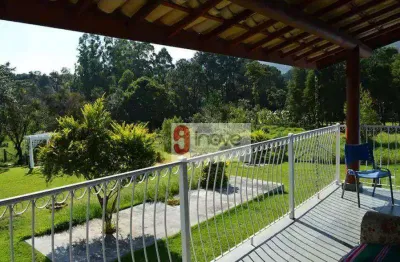 Chácara com 5 dormitórios à venda, 1500 m² por r$ 850.000,00 - jardim solaris - atibaia/sp