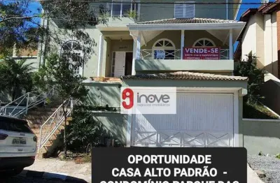 Casa com 3 dormitórios, 452 m² - venda por r$ 1.300.000,00 ou aluguel por r$ 9.569,34/mês - condominio parque das garças ii - atibaia/sp