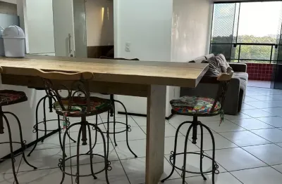 Apartaento no Via Lagoa, vista lagoa mobiliado com 2 quartos