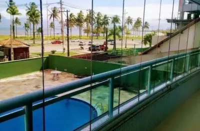 Apartamento espaçoso frente mar no centro de caraguatatuba