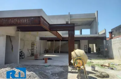 Casa de alto padrão em construção - jardim primavera, caraguatatuba
