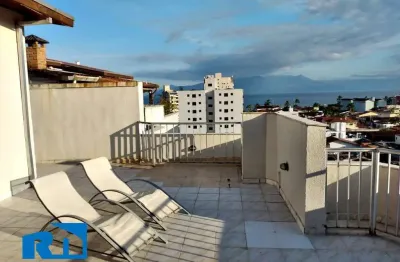 Vista da praia martim de sá! cobertura à venda em caraguatatuba