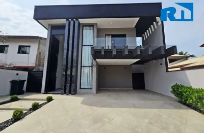 Sobrado exclusivo no condomínio fechado portal patrimonium - caraguatatuba