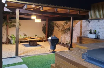 Casa em condomínio fechado com 4 quartos à venda no Lagoinha, Uberlândia 